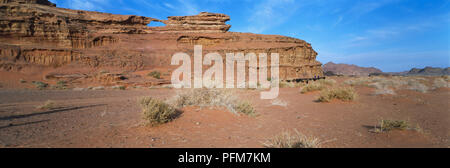 USA, Nevada, formations rocheuses du Parc National du Grand Bassin. Banque D'Images
