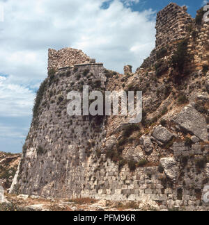 Liban, ruines de château de Beaufort Banque D'Images