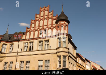 Historisches Gebäude im Zentrum von Lutherstadt-Wittenberg Banque D'Images