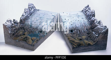 Glacier de modèle Banque D'Images