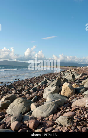 L'Irlande, le comté de Kerry, Iveragh, Glenbeigh, Rossbehy beach Banque D'Images