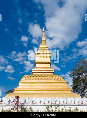 Le Laos, le nord du Laos, Luang Namtha (Luang Nam Tha), que Phum Phuk stupa Banque D'Images