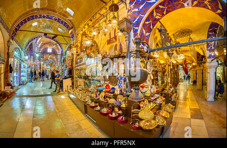 Grand Bazar, Istanbul, Turquie Banque D'Images