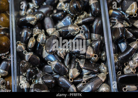 Ensemble de pierres minérales naturelles d'un certain type Banque D'Images