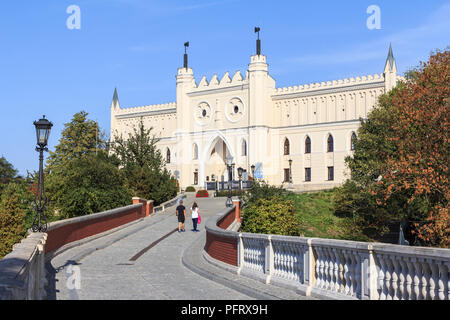 Château Royal à Lublin, Pologne. D'abord en style Renaissance, mais dans les années 1824-1826 reconstruit dans le style néogothique anglais Banque D'Images