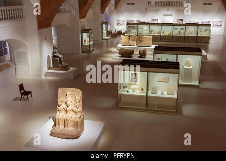 Octobre 2017 - Musée Interiors - Egypte ancienne salle d'exposition de musée de l'Ermitage (Palais d'hiver) à Saint-Pétersbourg, Russie Banque D'Images