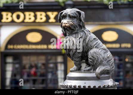 Kampa statue sur George IV Bridge, Edinburgh, Ecosse Banque D'Images