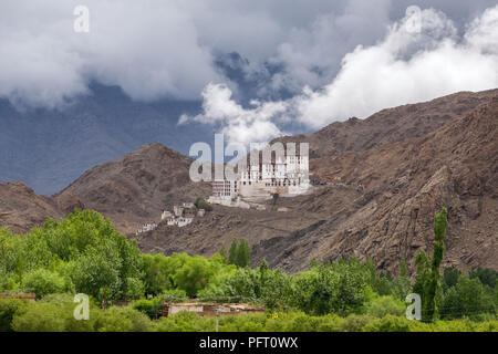 Chemre gompa monastère bouddhiste au Ladakh, le Jammu-et-Cachemire, l'Inde Banque D'Images