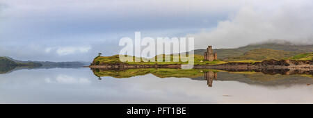 Ardvreck Castle et le Loch Assynt, Lairg, Ecosse Banque D'Images