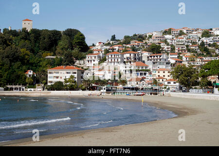 Montenegro, Ulcinj, Mala Plaza (petite plage) Banque D'Images