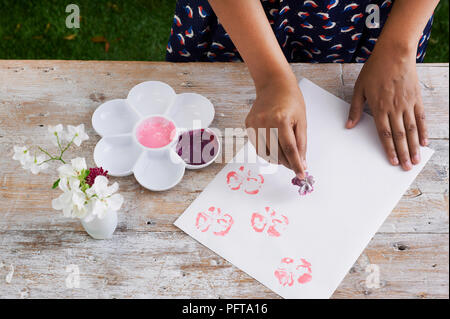 Peinture de fleurs Banque D'Images