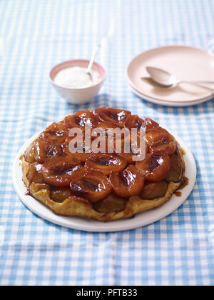 Tarte tatin Banque D'Images