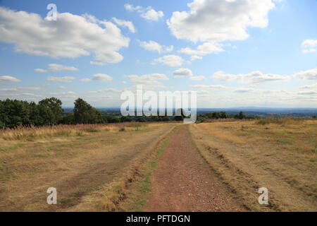 Walton hill, le point le plus élevé du Clent Hills dans le Worcestershire, Angleterre, Royaume-Uni. Banque D'Images