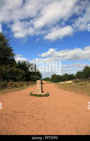 Walton hill, le point le plus élevé du Clent Hills dans le Worcestershire, Angleterre, Royaume-Uni. Banque D'Images