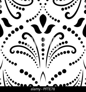 Vector Floral Abstract Pattern Illustration de Vecteur