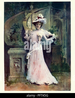 Actrice édouardien en Ada Reeve Florodora. Ada Reeve (3 mars 1874 - 5 octobre 1966) était une actrice de théâtre et de cinéma à la fois. Reeve a commencé à perf Banque D'Images