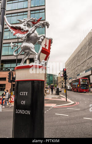 Une vue typique dans le centre de Londres, UK Banque D'Images