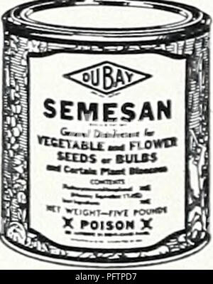 . Currie's garden : annuel 1939. Les catalogues de graines de fleurs, graines (plantes) ; Catalogues Catalogues ; Graines de légumes Horticulture pépinières (catalogues) ; plantes ornementales ; catalogues, matériel et fournitures de jardinage Catalogues. DOSZOFF DOGZOFF - Comment utiliser pour les plantes et les conifères-Sproy DOSZOFF la pleine force directement sous l'arbre ou l'arbuste et sur le sol environnant. Pour les parterres de spray sur le terrain autour de la fleur ^ DOGZOFr bed une distance de 3 pieds. 60c. Par courrier, 70c. E-Z-BOS FLY et destructeurs d'INSECTES- une combinaison qui tue les mouches, poux, nnites et germes sur les bovins. Il est fait d'hi Banque D'Images