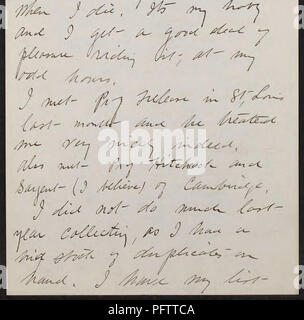 . Curtis Gates Lloyd lettres à Walter Deane, 1883-1917 (inclus). Correspondance ; Lloyd, C. G. (Curtis Gates), 1859-1926 ; Deane, Walter, 1848-1930 ; les botanistes. (1 Cincinnati,0.. Veuillez noter que ces images sont extraites de la page numérisée des images qui peuvent avoir été retouchées numériquement pour plus de lisibilité - coloration et l'aspect de ces illustrations ne peut pas parfaitement ressembler à l'œuvre originale.. Lloyd, C. G. (Curtis Gates), 1859-1926 ; correspondant,Deane, Walter,1848-1930,destinataire. Banque D'Images