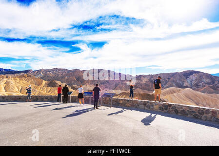 Vue sur la vallée de la mort, Californie, USA. L'espace de copie pour le texte Banque D'Images