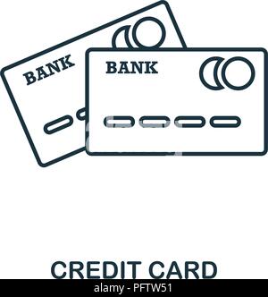 L'icône de création de carte de crédit. Élément simple illustration. L'icône de carte de crédit de voyage design symbole collection. Peut être utilisé pour le web, mobile et d'impression. Illustration de Vecteur