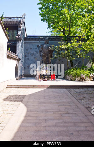 Ville ancienne Dynatasty,Ming,Quing pagodes,ponts,eau,commerçants,commercial,AncieWuzhen,WaterTown,Shandong Province, prc,Peopl République populaire de Chine, Chine Banque D'Images