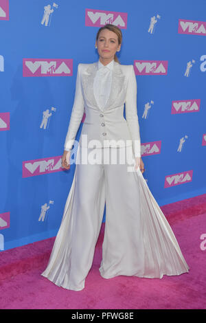 Blake Lively assiste à la 2018 MTV Video Music Awards au Radio City Music Hall, le 20 août 2018 dans la ville de New York. Banque D'Images