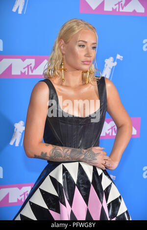 Iggy Azalea assiste à la 2018 MTV Video Music Awards au Radio City Music Hall, le 20 août 2018 dans la ville de New York. Banque D'Images