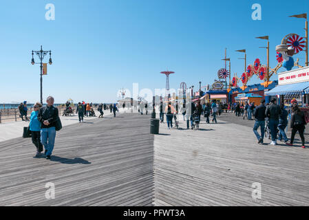 15-03-16 New York, USA. Coney Island. Photo : © Simon Grosset Banque D'Images