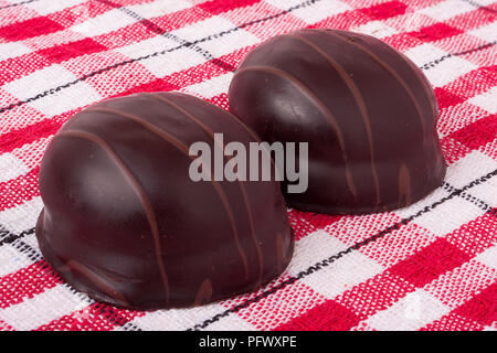 Variations de chocolated pralines doux Banque D'Images