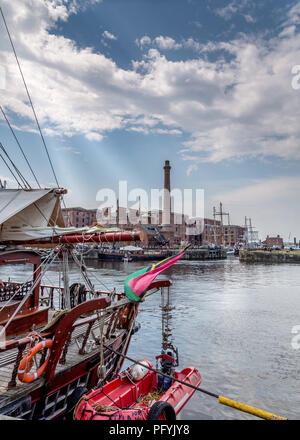 Vues sur le dock prises au cours de la régate annuelle de grands navires en mai 2018. Banque D'Images