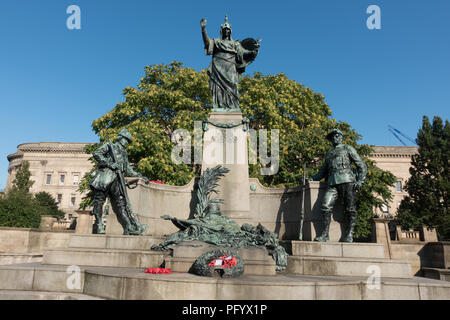 Monument commémoratif de guerre. St. John's Gardens. Liverpool. UK Banque D'Images