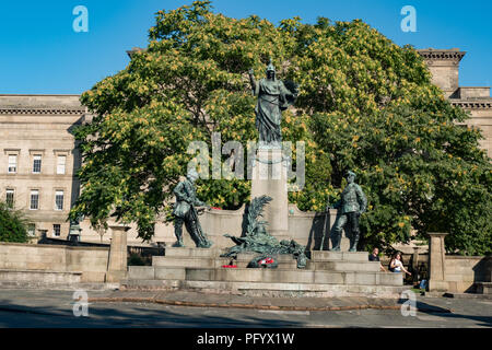 Monument commémoratif de guerre. St. John's Gardens. Liverpool. UK Banque D'Images