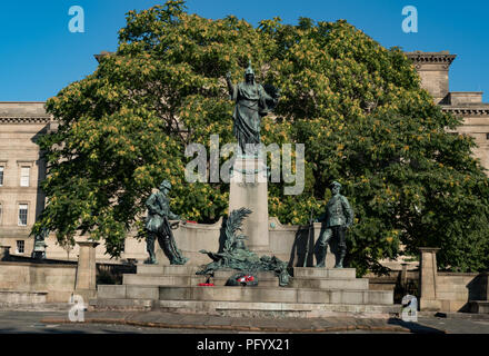 Monument commémoratif de guerre. St. John's Gardens. Liverpool. UK Banque D'Images