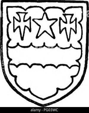 . L'histoire de Victoria du comté de Lancaster ;. L'histoire naturelle. BLACKBURN CENT CHIPPING un pedigree a été enregistrée en 1567.33 Thomas Bradley- est mort en 1564 en maintenant le capital messuage appelé Bradley Hall avec 60 acres de terre, &amp;c, dans la reine de Thornley, comme de la fin du Prieuré de Saint Jean de Jérusalem en fra- terres par un loyer de 4.J.33 John, son fils et héritier, alors trente-six ans, est décédé en 1597, laissant trois filles comme co- héritiers, à savoir Ellen épouse de John Osbaldeston, Elizabeth veuve de Thomas Talbot et Jane épouse de Francis Ducket, respectivement âgés de quarante, trente et vingt-ei Banque D'Images
