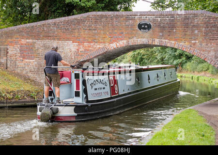 Staffordshire Worcestershire et près du Canal de Jonction Stourton, Staffordshire, England, UK Banque D'Images
