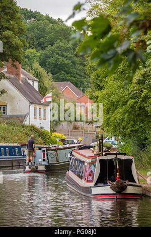 Staffordshire Worcestershire et près du Canal de Jonction Stourton, Staffordshire, England, UK Banque D'Images