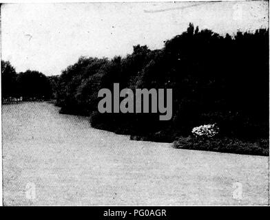 . Pelouses, et comment les faire : avec la tenue convenable de putting greens . Les pelouses. XXEK la plaque. La plantation de conifères marginal solides et d'arbustes à feuilles caduques en bordure de la voie publique, assurant ainsi l'intimité absolue. (Voir sur une Lenox estate). Veuillez noter que ces images sont extraites de la page numérisée des images qui peuvent avoir été retouchées numériquement pour plus de lisibilité - coloration et l'aspect de ces illustrations ne peut pas parfaitement ressembler à l'œuvre originale.. Barron, Leonard, 1868-1938. Garden City, N. Y. : Doubleday, Page &AMP ; Co. Banque D'Images
