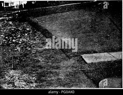 . Pelouses, et comment les faire : avec la tenue convenable de putting greens . Les pelouses. Plate VII. Il est préférable d'établir une étroite frontière de tourbe pour faire les marges de la future pelouse, et dispersent les graines à l'intérieur de la zone ainsi marqué. Veuillez noter que ces images sont extraites de la page numérisée des images qui peuvent avoir été retouchées numériquement pour plus de lisibilité - coloration et l'aspect de ces illustrations ne peut pas parfaitement ressembler à l'œuvre originale.. Barron, Leonard, 1868-1938. Garden City, N. Y. : Doubleday, Page &AMP ; Co. Banque D'Images