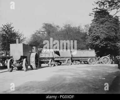 Fowler F5 moteur de traction blindés vers 1900 Banque D'Images