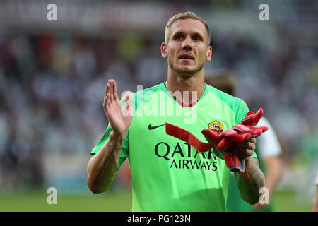 Robin Olsen de l'AS Roma durant la série d'un match de football entre Torino Fc et l'AS Roma . Banque D'Images