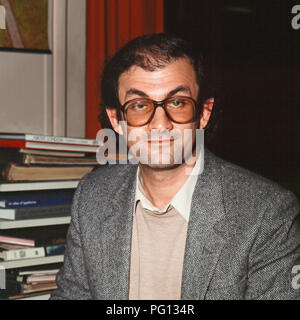 Salman Rushdie, Indian-British romancier. Banque D'Images