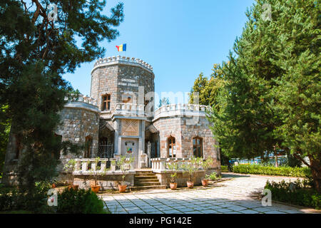 CAMPINA, Roumanie - 28 juillet 2018 : Iulia Hasdeu château, construit par Bogdan Petriceicu Hasdeu, qui a déclaré après la mort de sa fille qu'elle a fourni la Banque D'Images