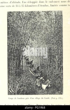 Libre à partir de la page 184 "Les Lacs de l'Afrique équatoriale. Voyage d'exploration exécuté de 1883 à 1885 ... Ouvrage contenant 161 gravures d'après les dessins de Riou, et 2 cartes' par les Britanniques0038. Banque D'Images