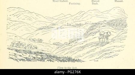 Libre à partir de la page 119 de "l'itinéraire pictural, un guide illustré pour les chemins de fer et routes-entraîneur du nord du Pays de Galles, etc' . Banque D'Images