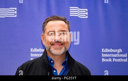 Edinburgh, Ecosse, Royaume-Uni. 23 août 2108. David Walliams apporte son nouveau livre "mauvais père ' pour le Festival. Credit : Iain Masterton/Alamy Live News Banque D'Images