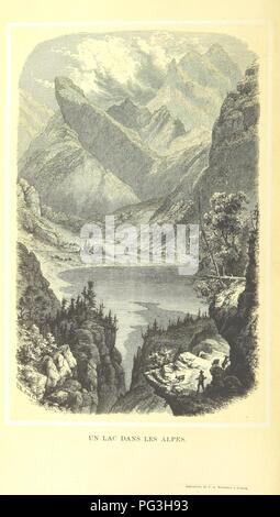 Libre à partir de la page 318 "Les Alpes, description pittoresque de la nature et de la faune alpestres, etc. [traduit de l'allemand par le Dr Vouga et professeur Schimper.]' . Banque D'Images