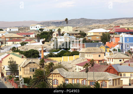 Ville de Luderitz, en Namibie Banque D'Images