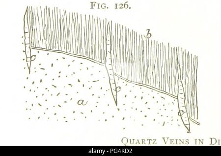 Libre à partir de la page 1052 du 'Gold l'apparition et l'extraction. Embrassant la distribution géographique et géologique ... de rochers ; ... une bibliographie de l'objet ; et un glossaire de l'anglais et étrangers technic0018. Banque D'Images