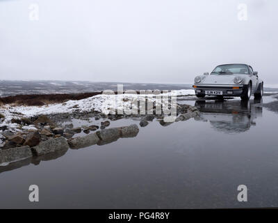 1979 Porsche 911 Turbo. North York Moors UK Banque D'Images